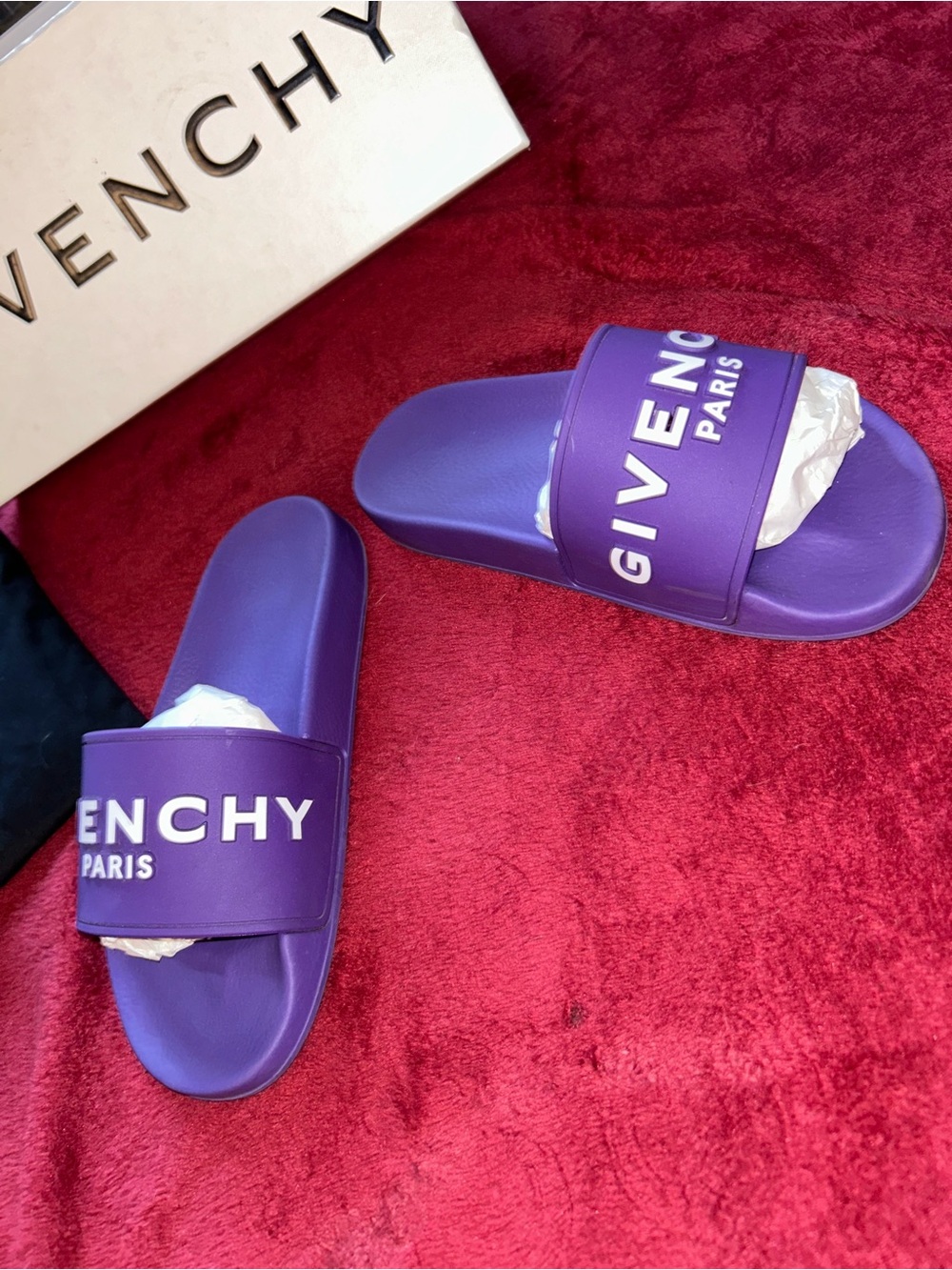 Givenchy Purple Slides